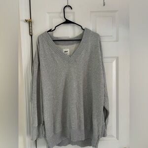 Aerie Oversized V-Neck Sweater